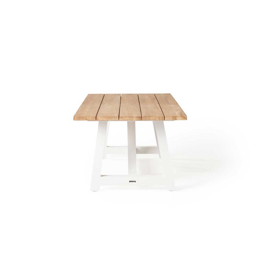 Madera Dining Table White Aluminum Base