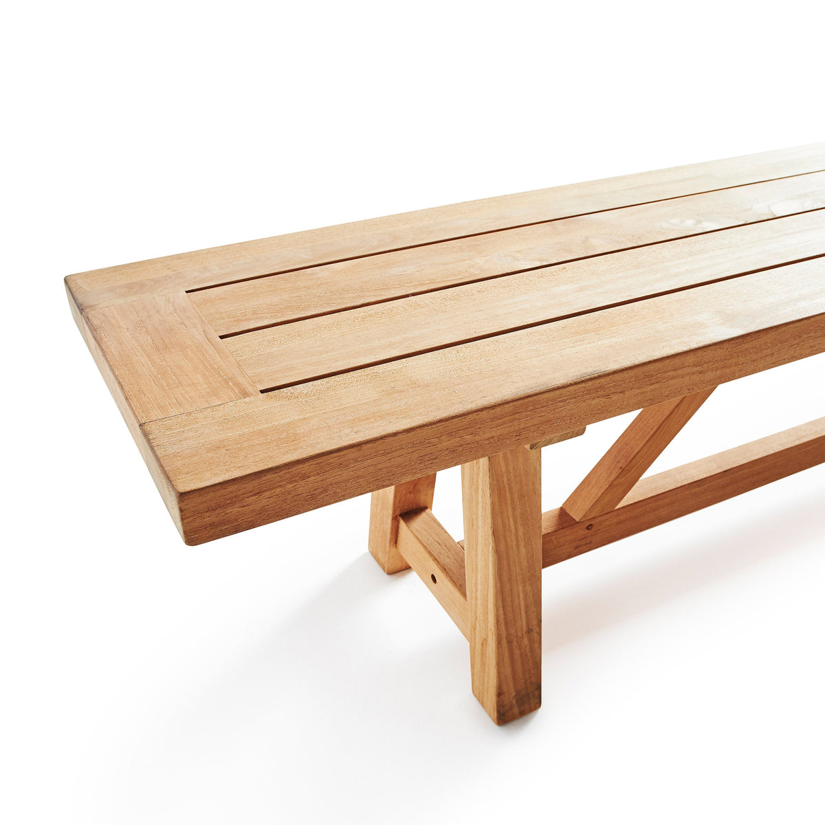 Madera 118" Vintage Teak Bench