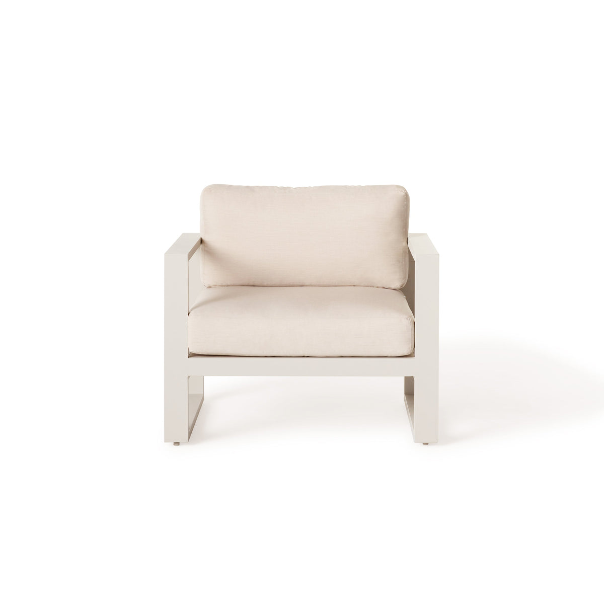 Belvedere Lounge Chair in Dune Aluminum