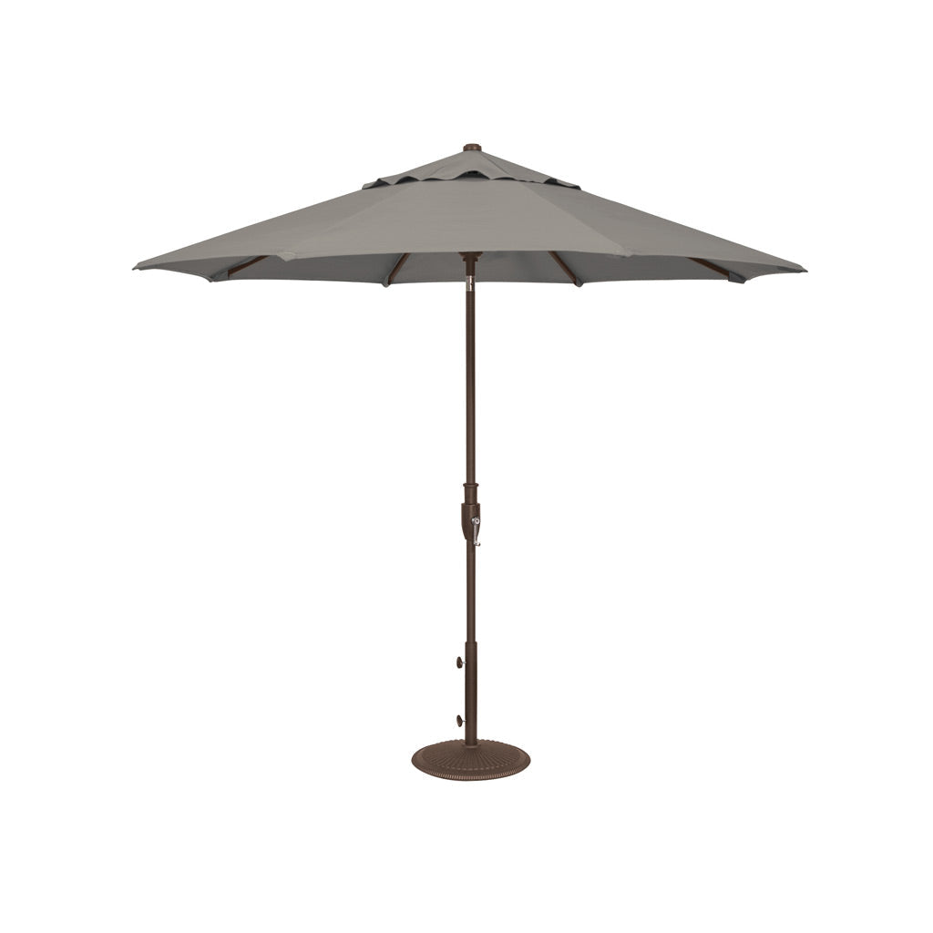 9' Bronze Frame Market Umbrella - Glide Tilt