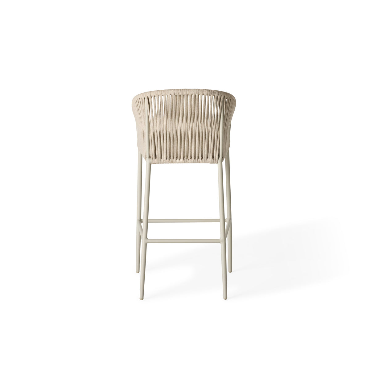 Olema Bar Chair in Dune Aluminum