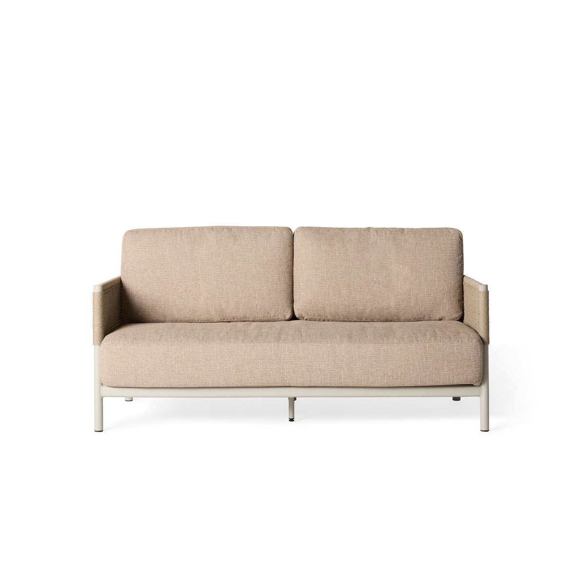 Saratoga Loveseat in Dune Aluminum