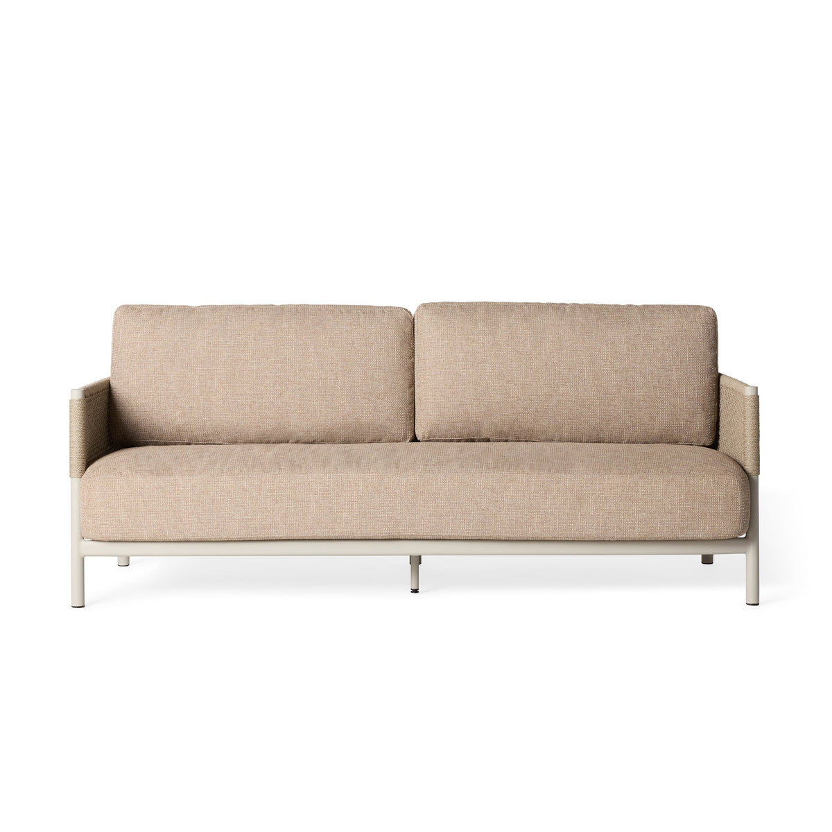 Saratoga Sofa in Dune Aluminum