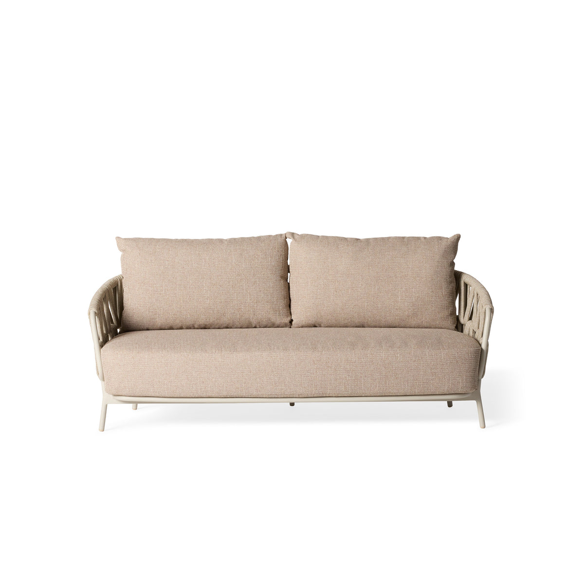 Silverado Loveseat in Dune Aluminum