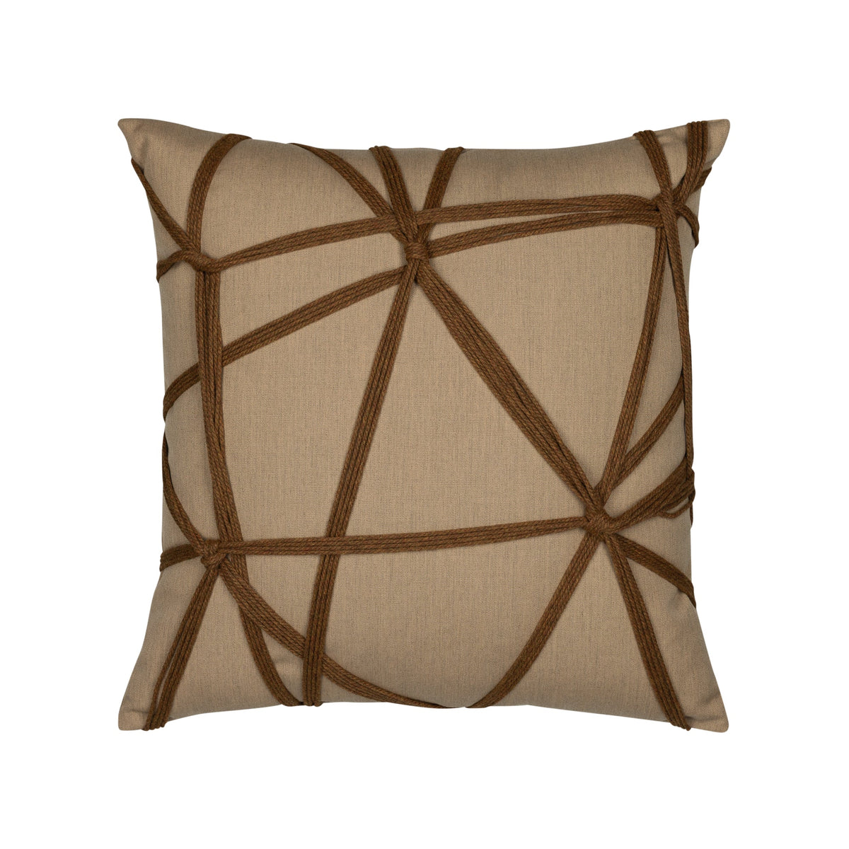 Interlace Chestnut Pillow