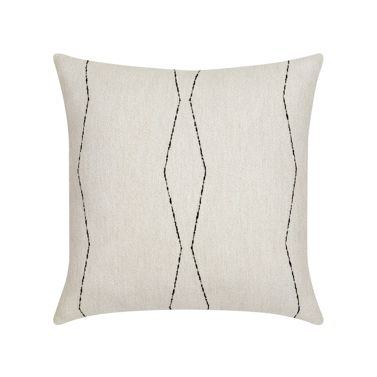 Oblique Ebony Pillow