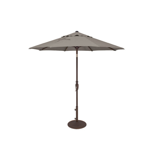 7.5' Bronze Frame Market Umbrella - Glide Tilt