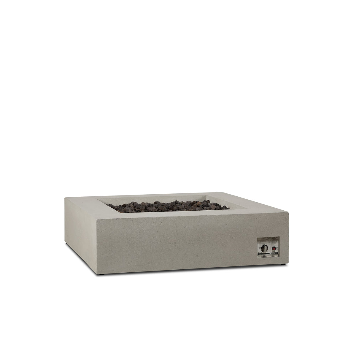 Aspen Square Fire Table - Flint