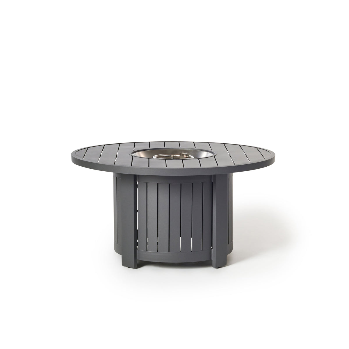 Belvedere Round Fire Table in Charcoal