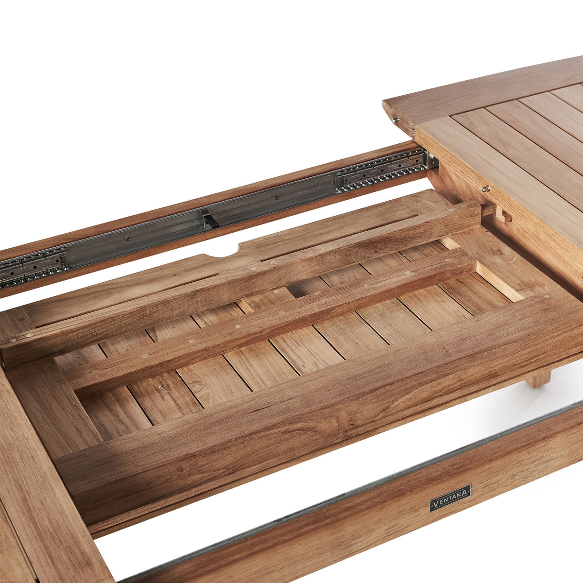 Cavallo 79"-110" Extension Dining Table in Teak