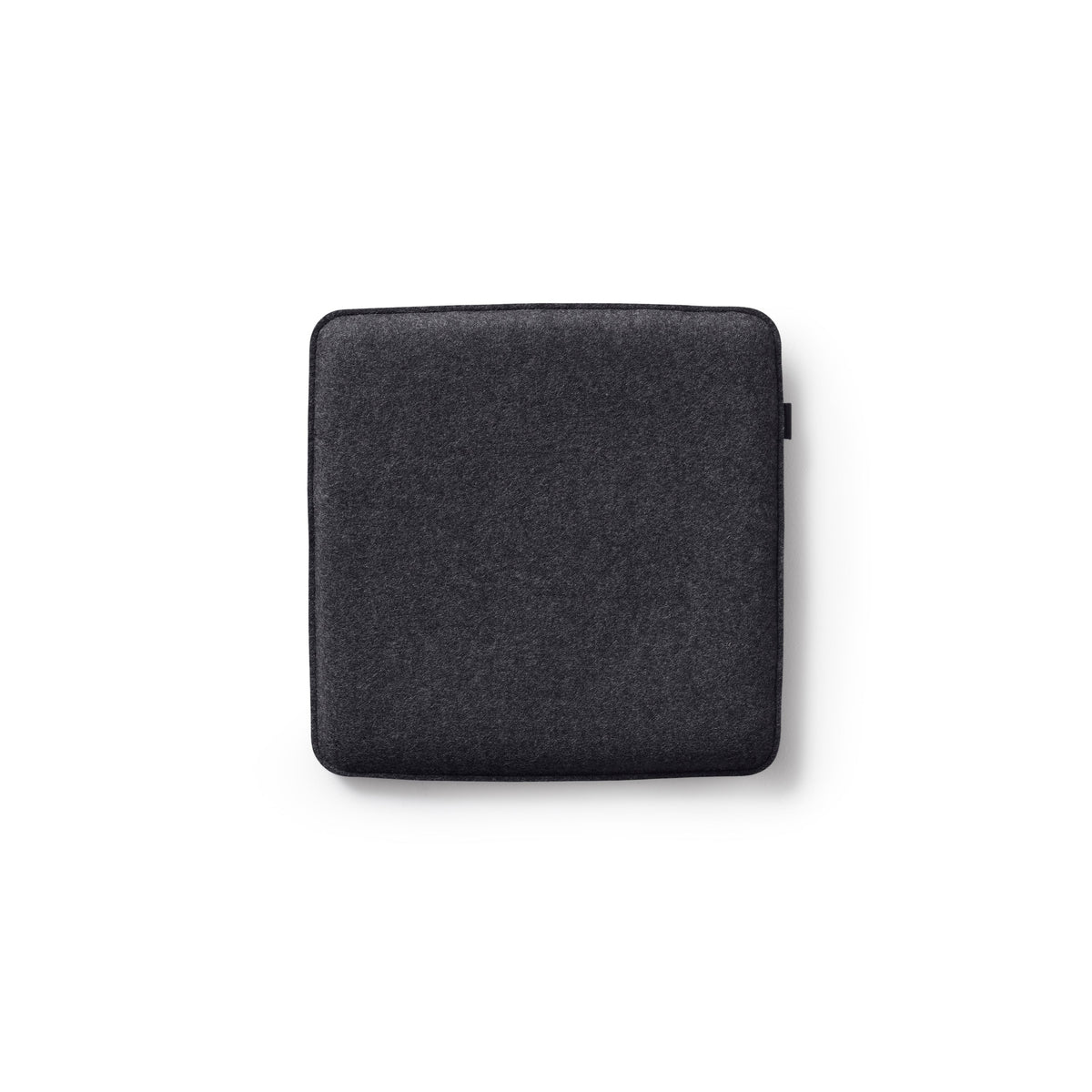 Zabuton Wool Felt Square Seat Pad in Charcoal