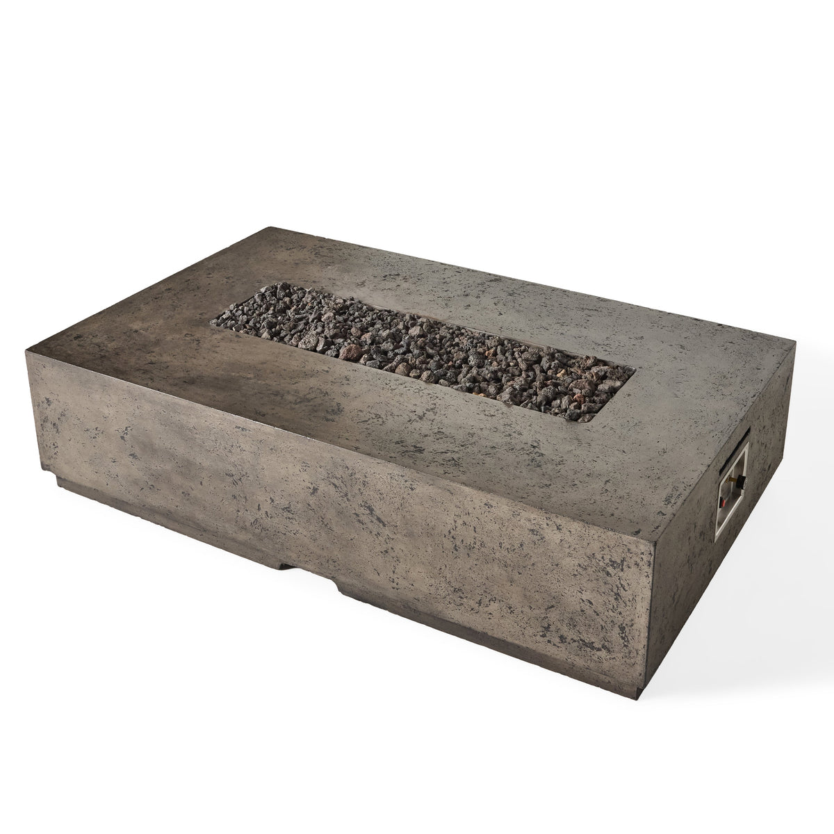 Legend 60" Rectangular Fire Table in Dark Basalt (Natural Gas)