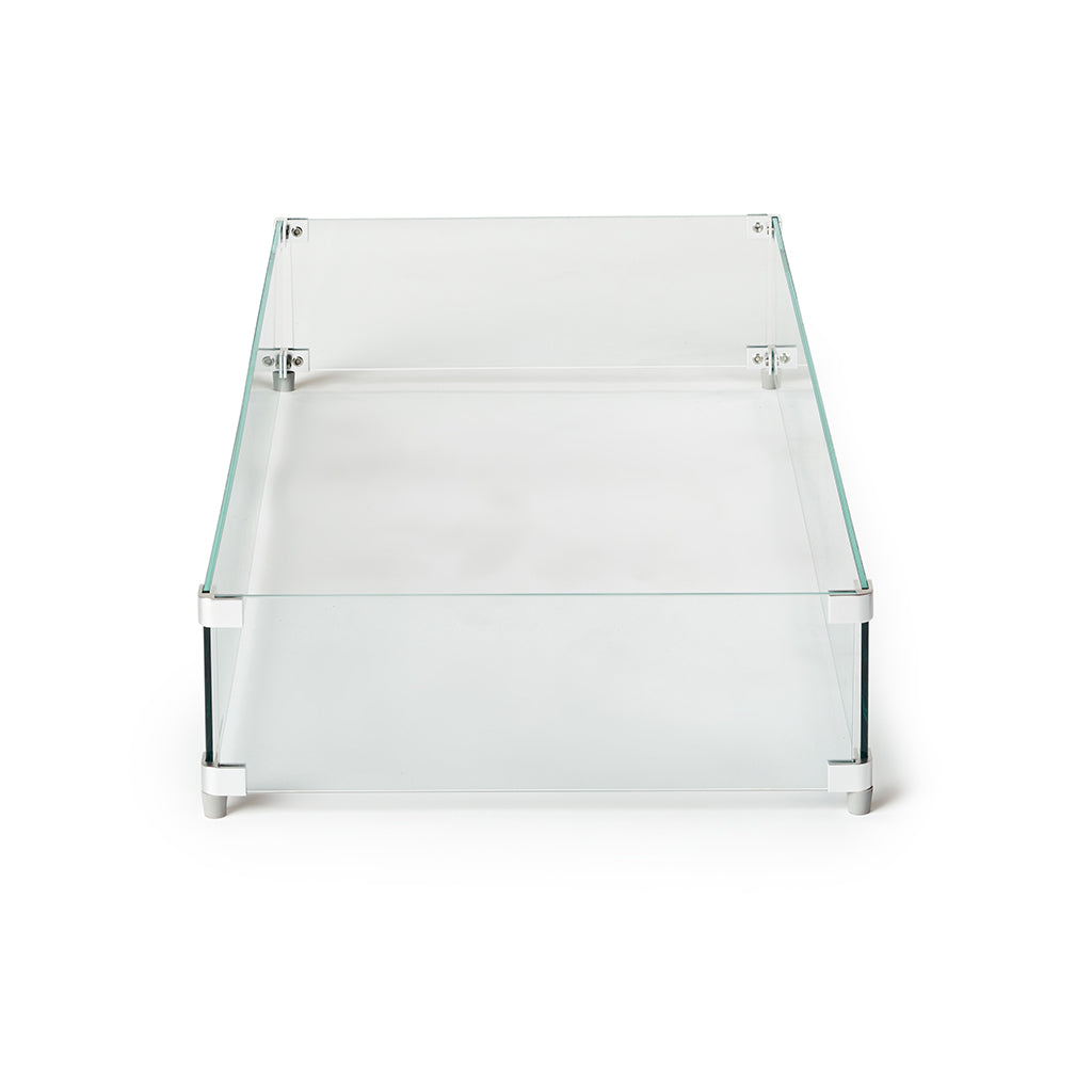 Legend 72" Glass Fire Table Wind Guard
