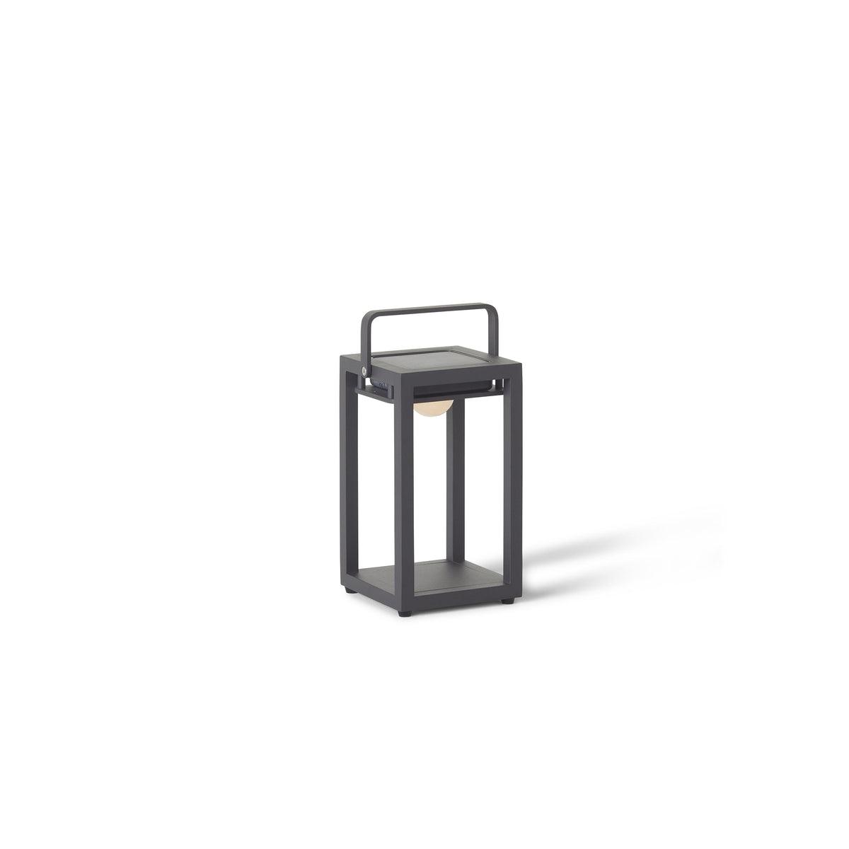 Lux Aluminum Table Lamp in Charcoal