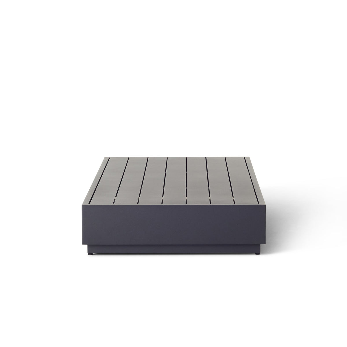Sonora Coffee Table in Charcoal Aluminum