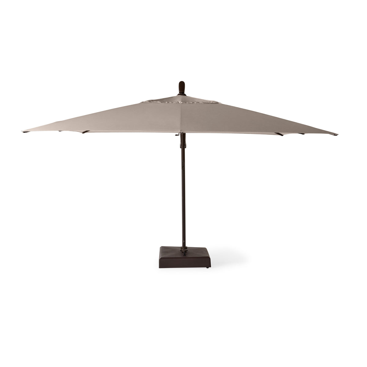 AKZ PLUS 11.5' Square Cantilever Umbrella - Bronze Frame & Taupe Canopy