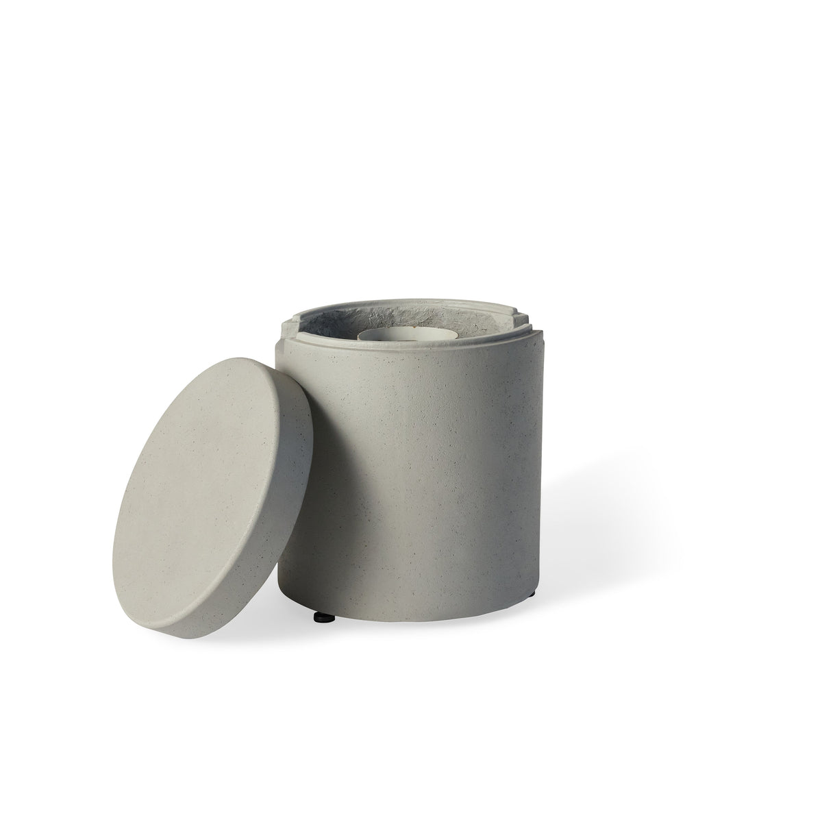 Aspen Round Propane Tank Cover - Flint