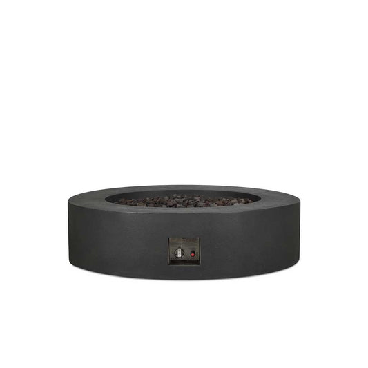 Aspen Round Fire Table - Carbon