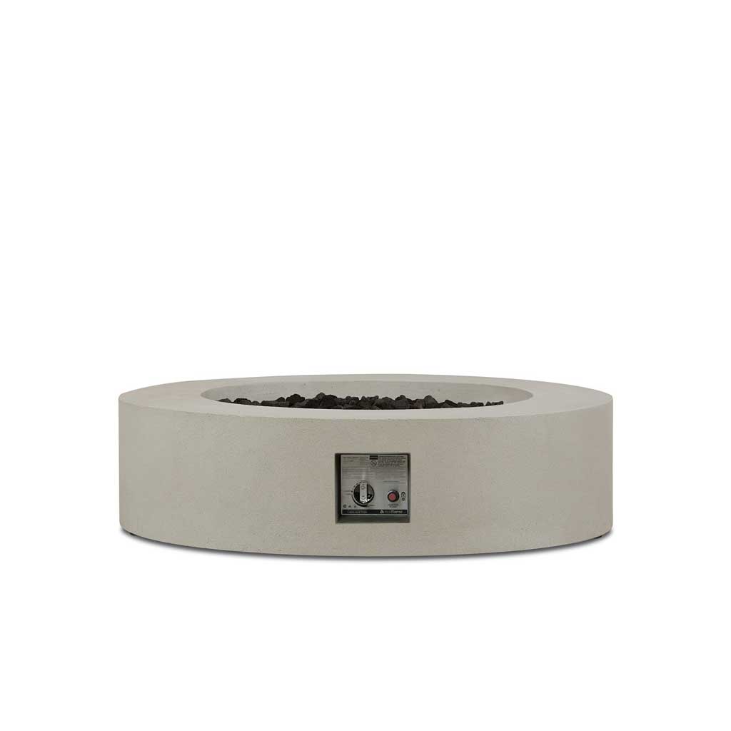 Aspen Round Fire Table - Flint