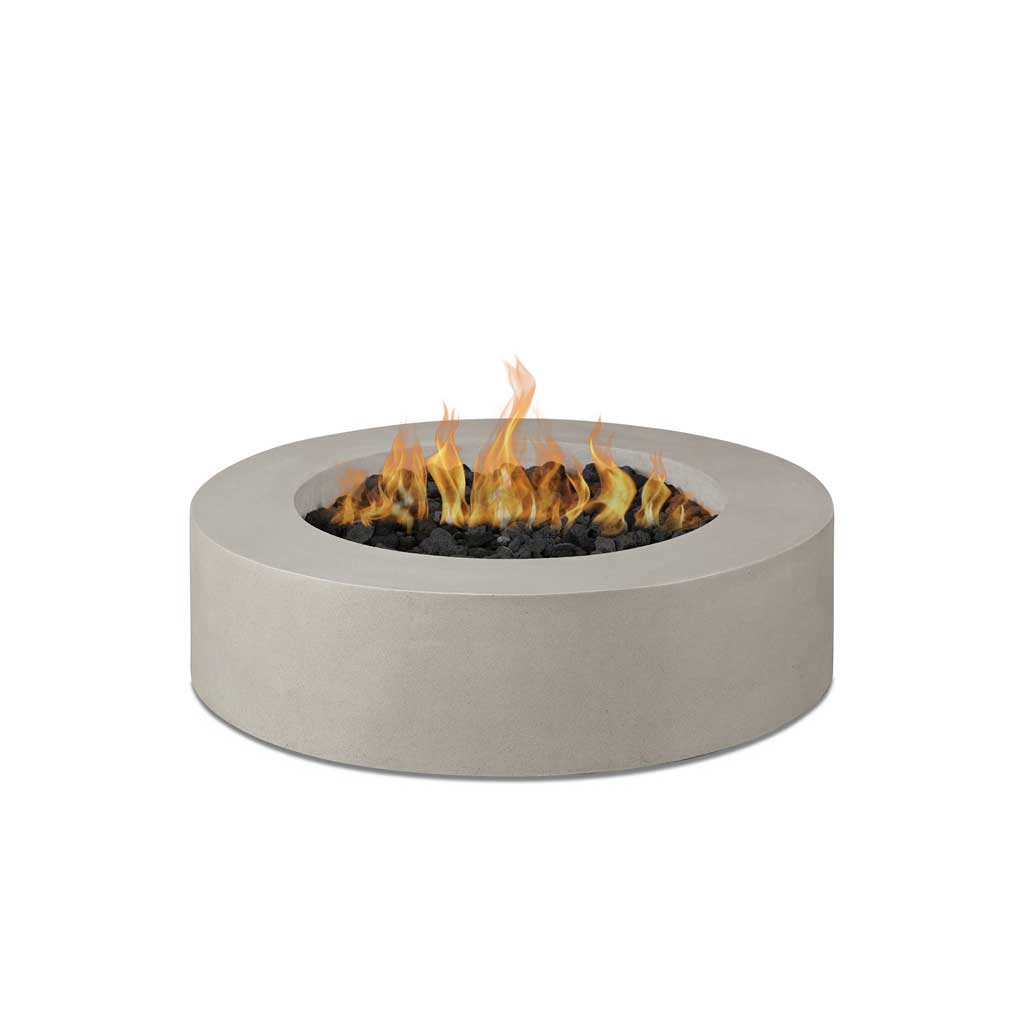 Aspen Round Fire Table - Flint