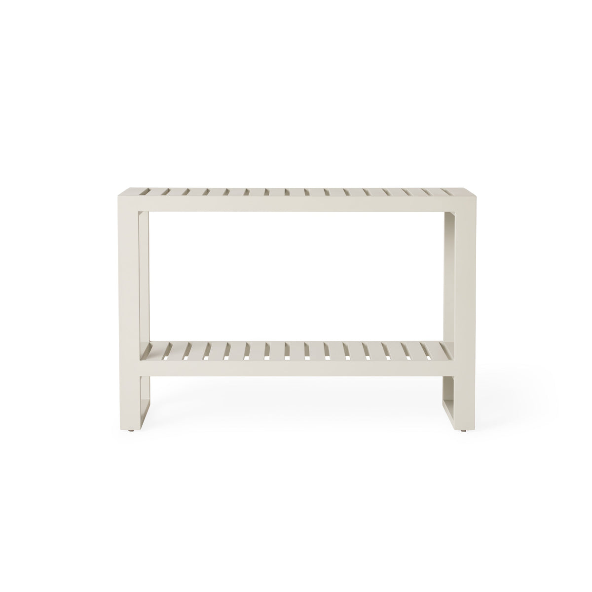 Belvedere Console Table in Dune Aluminum