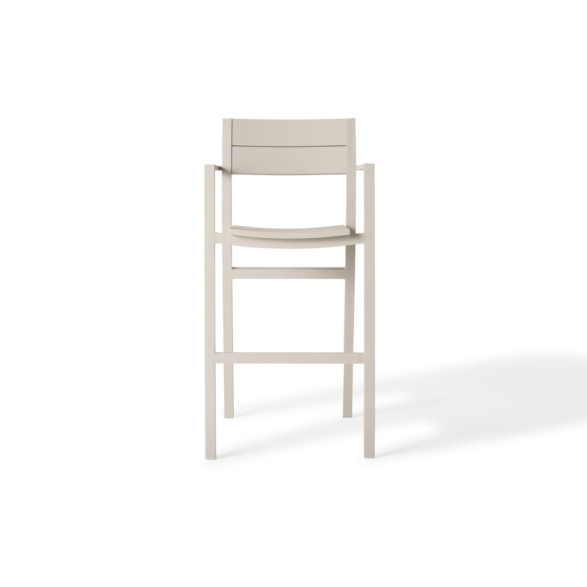 Belvedere Bar Chair in Dune Aluminum