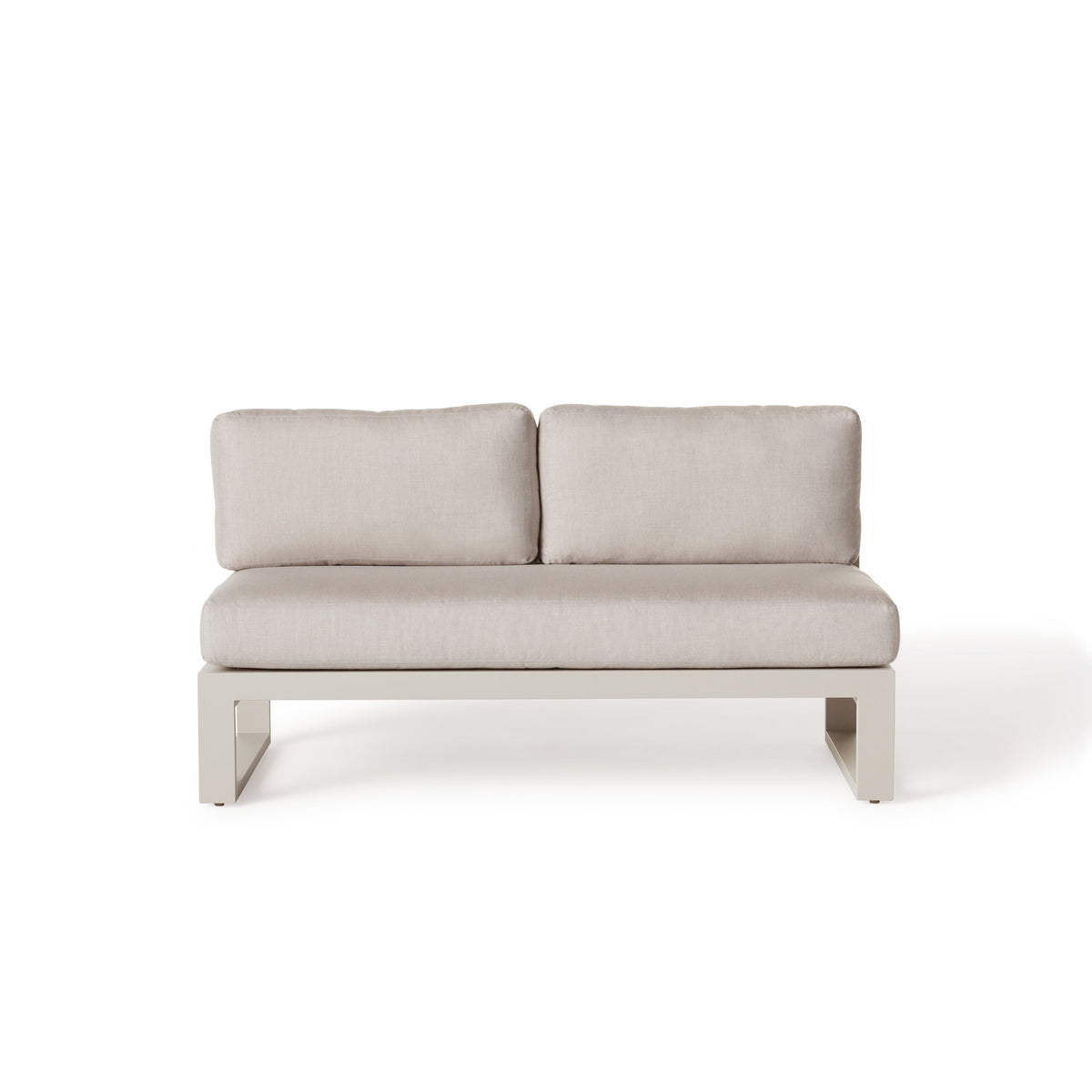 Belvedere Sectional Armless Loveseat in Dune