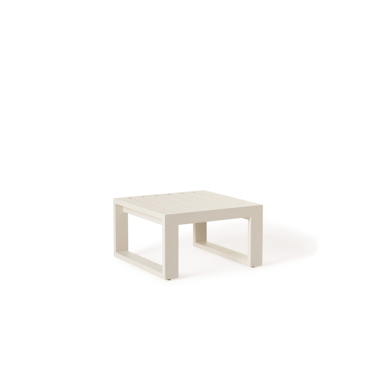 Belvedere Side Table in Dune Aluminum