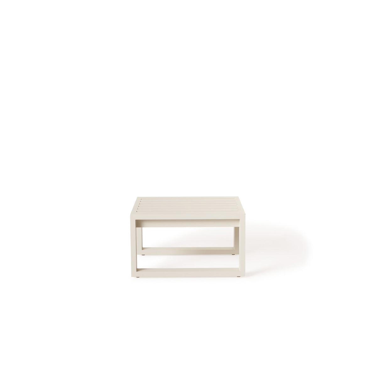 Belvedere Side Table in Dune Aluminum