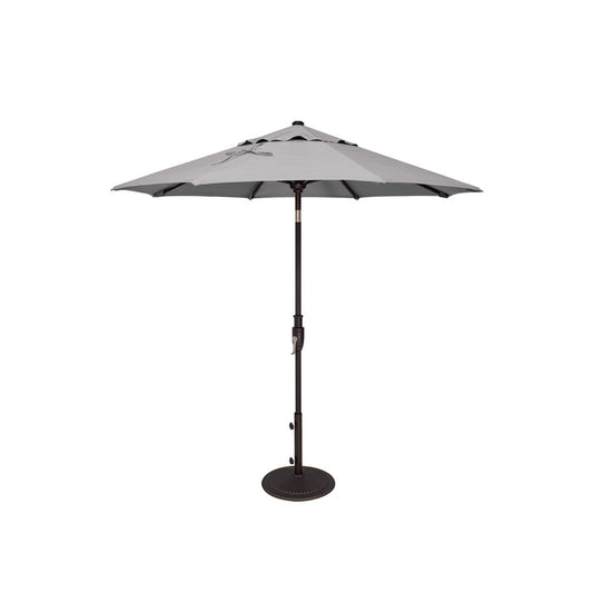 7.5' Black Frame Market Umbrella - Glide Tilt