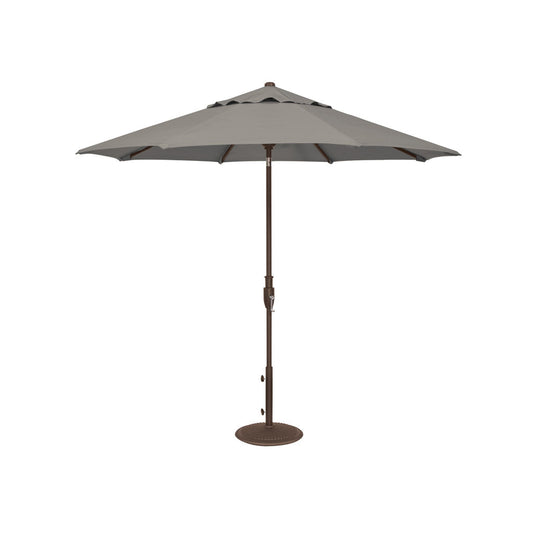 9' Bronze Frame Market Umbrella - Glide Tilt
