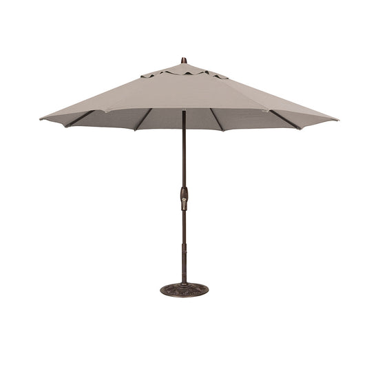 11' Bronze Frame Market Umbrella - Auto-Tilt