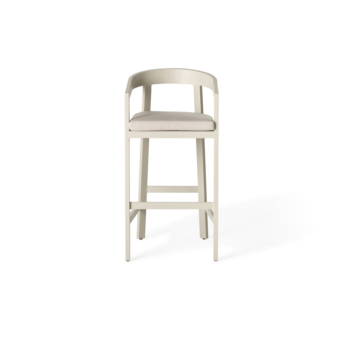 Cavallo Bar Chair in Dune Aluminum