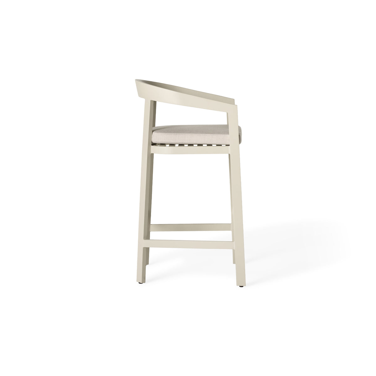 Cavallo Bar Chair in Dune Aluminum