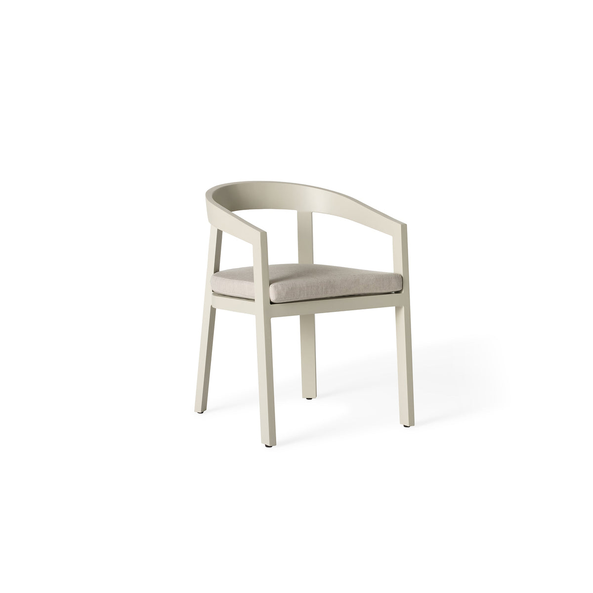 Cavallo Dining Chair in Dune Aluminum
