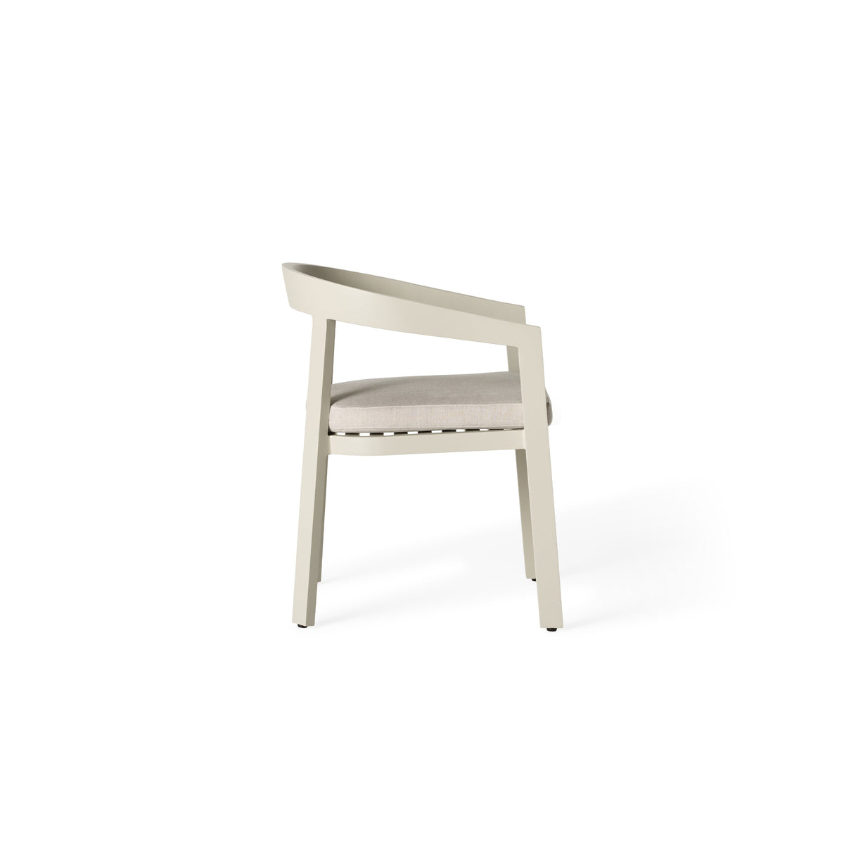Cavallo Dining Chair in Dune Aluminum