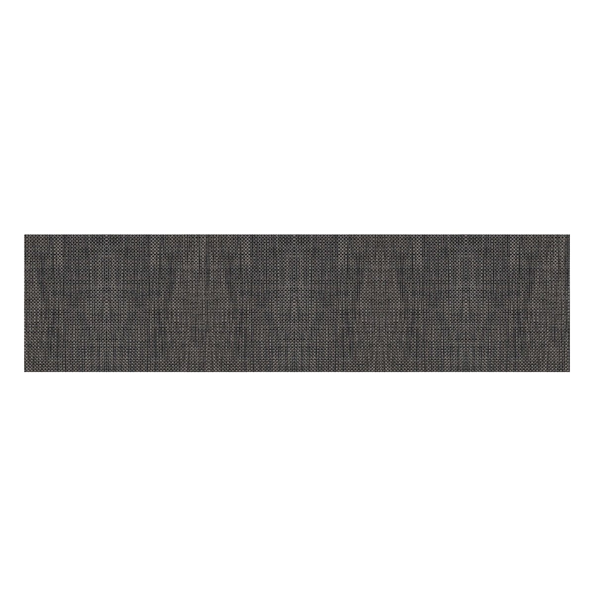 Basketweave Table Runner in Carbon
