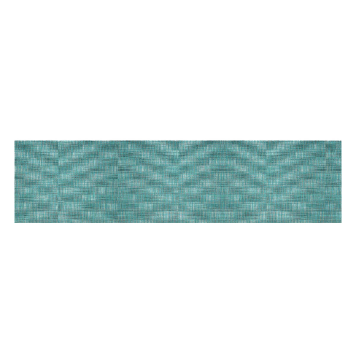 Mini Basketweave Table Runner in Turquoise