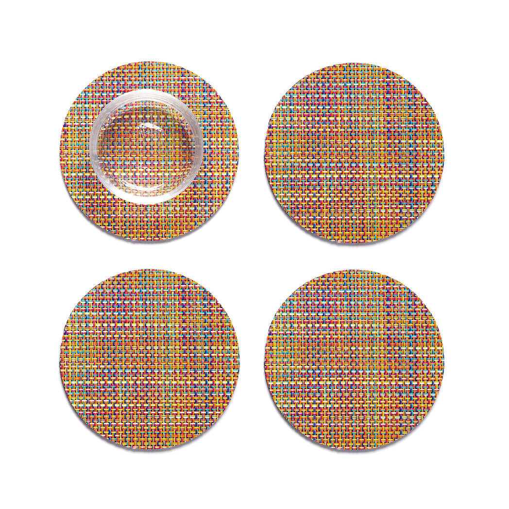 Mini Basketweave Coaster Set