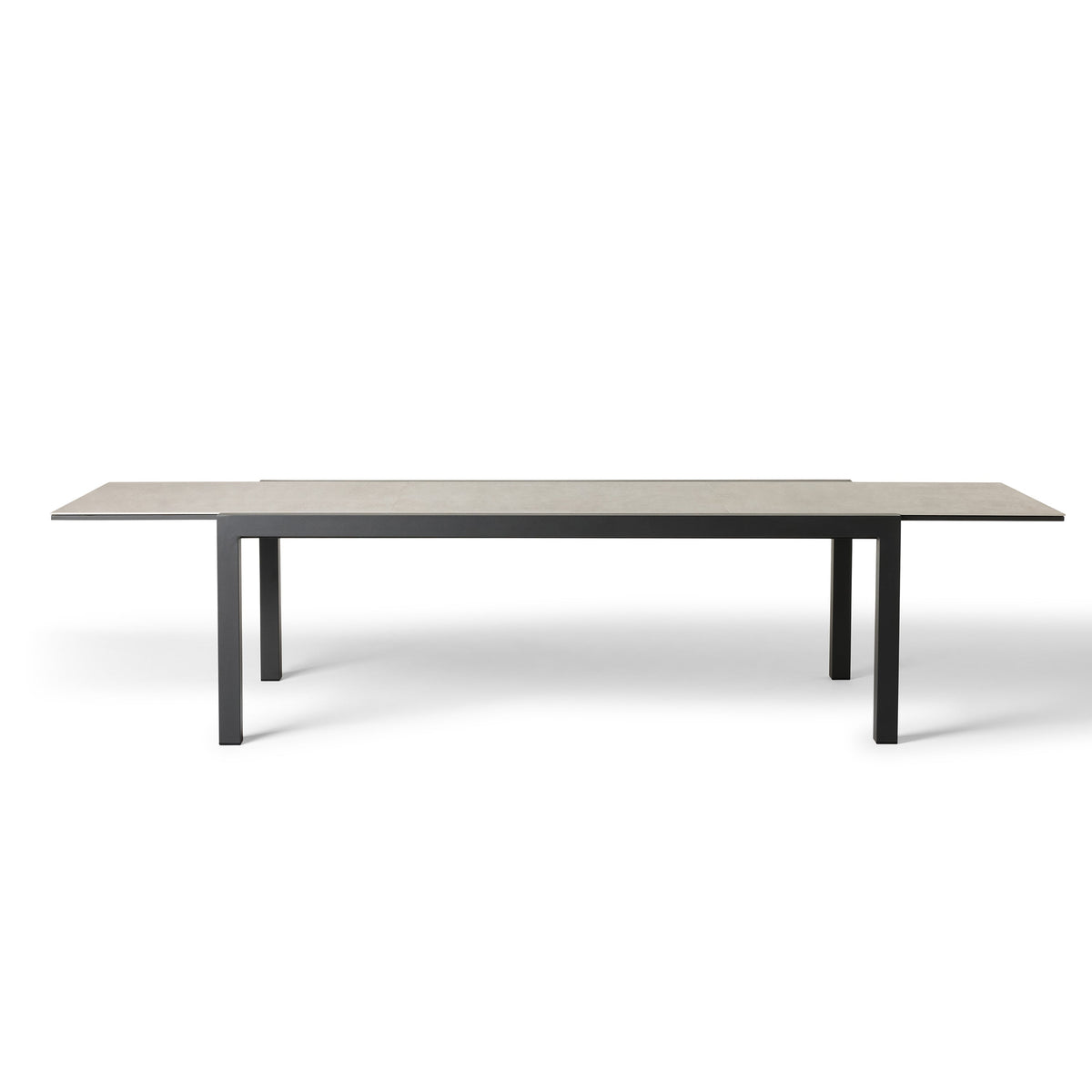Del Mar 87"-130" Extension Dining Table in Charcoal