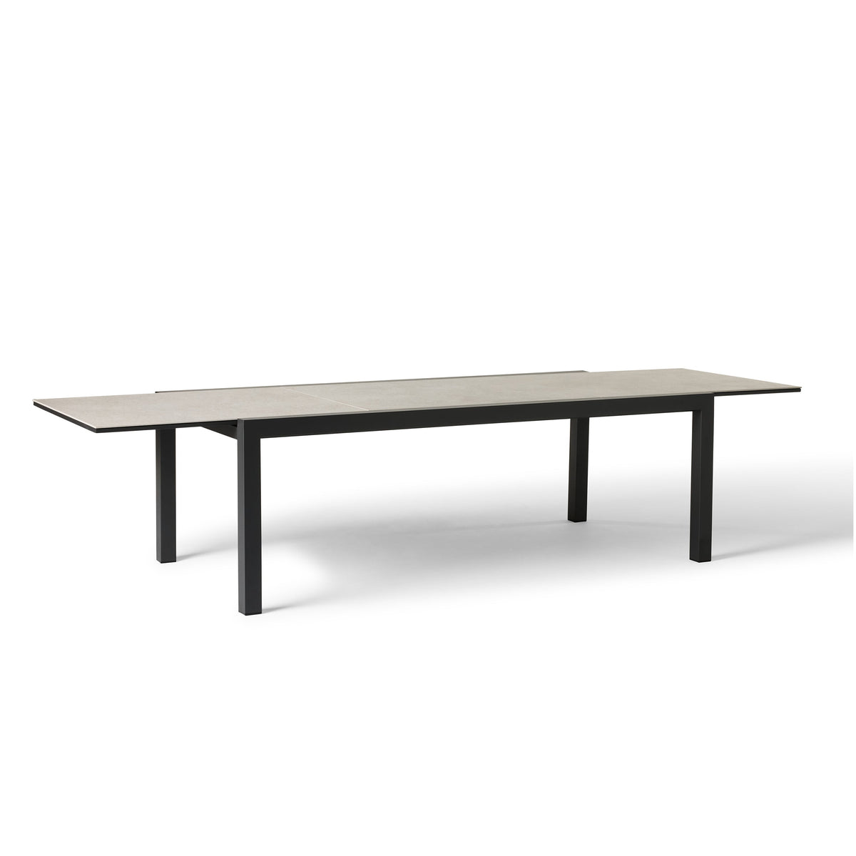 Del Mar 87"-130" Extension Dining Table in Charcoal