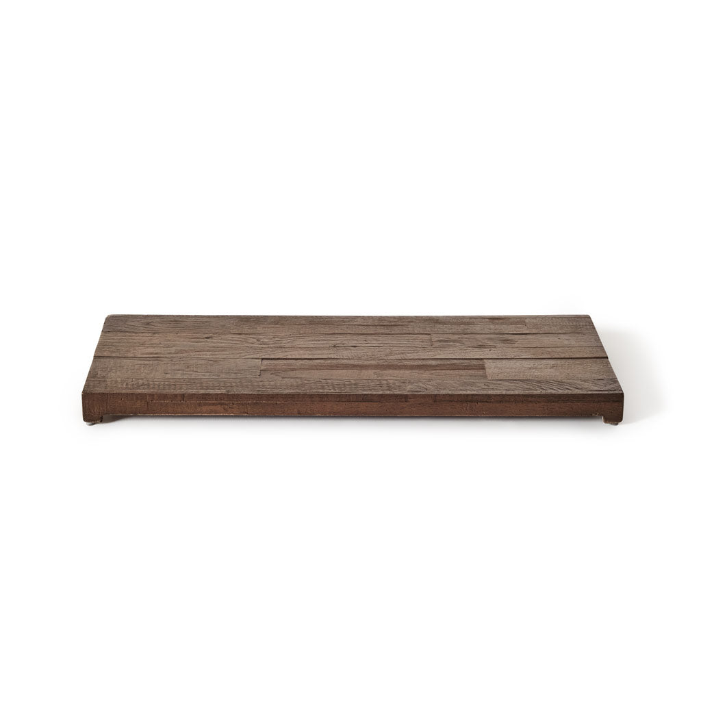 Contempo and Indio Rectangular Fire Table Lid in French Oak