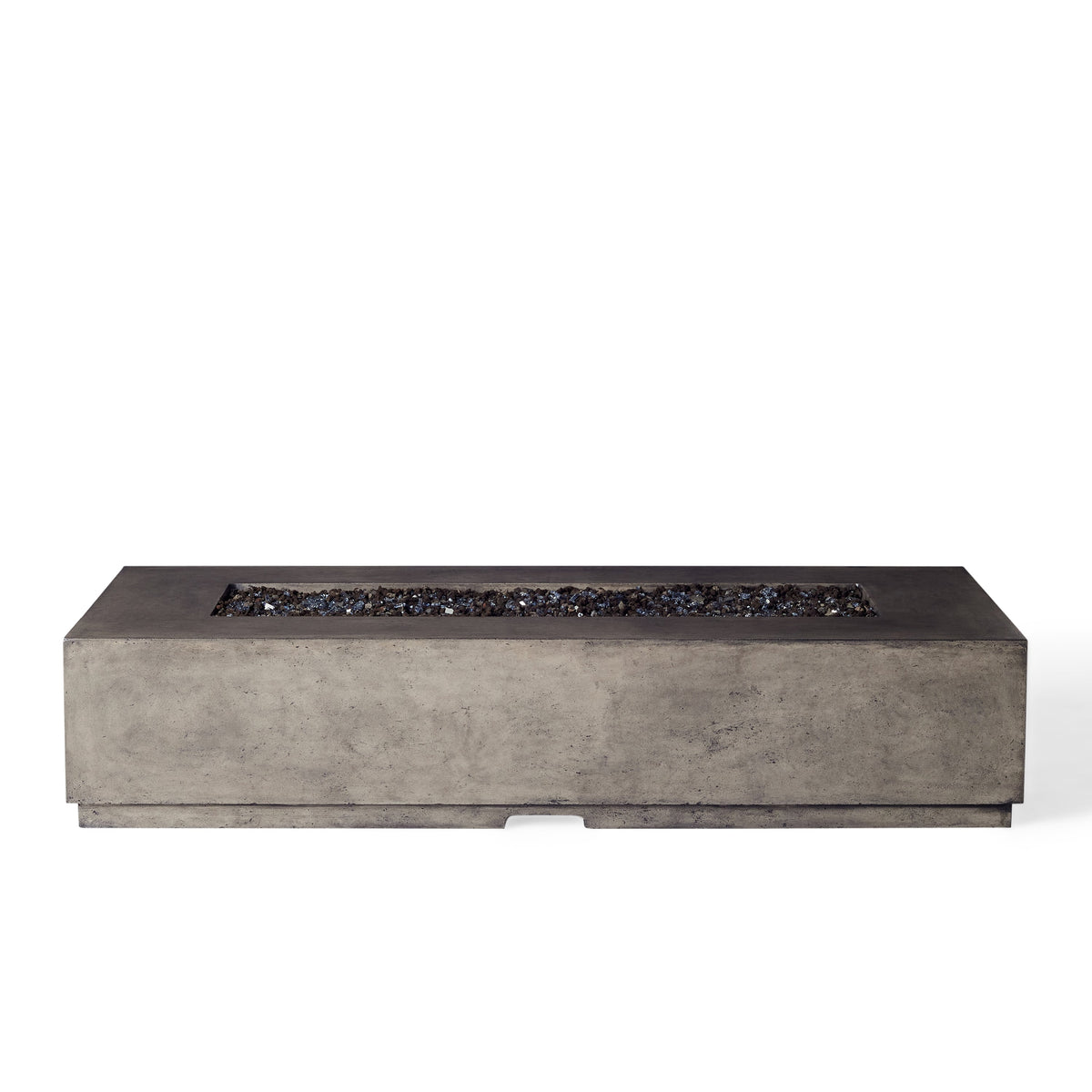 Legend 72" Rectangular Fire Table in Dark Basalt (Propane)