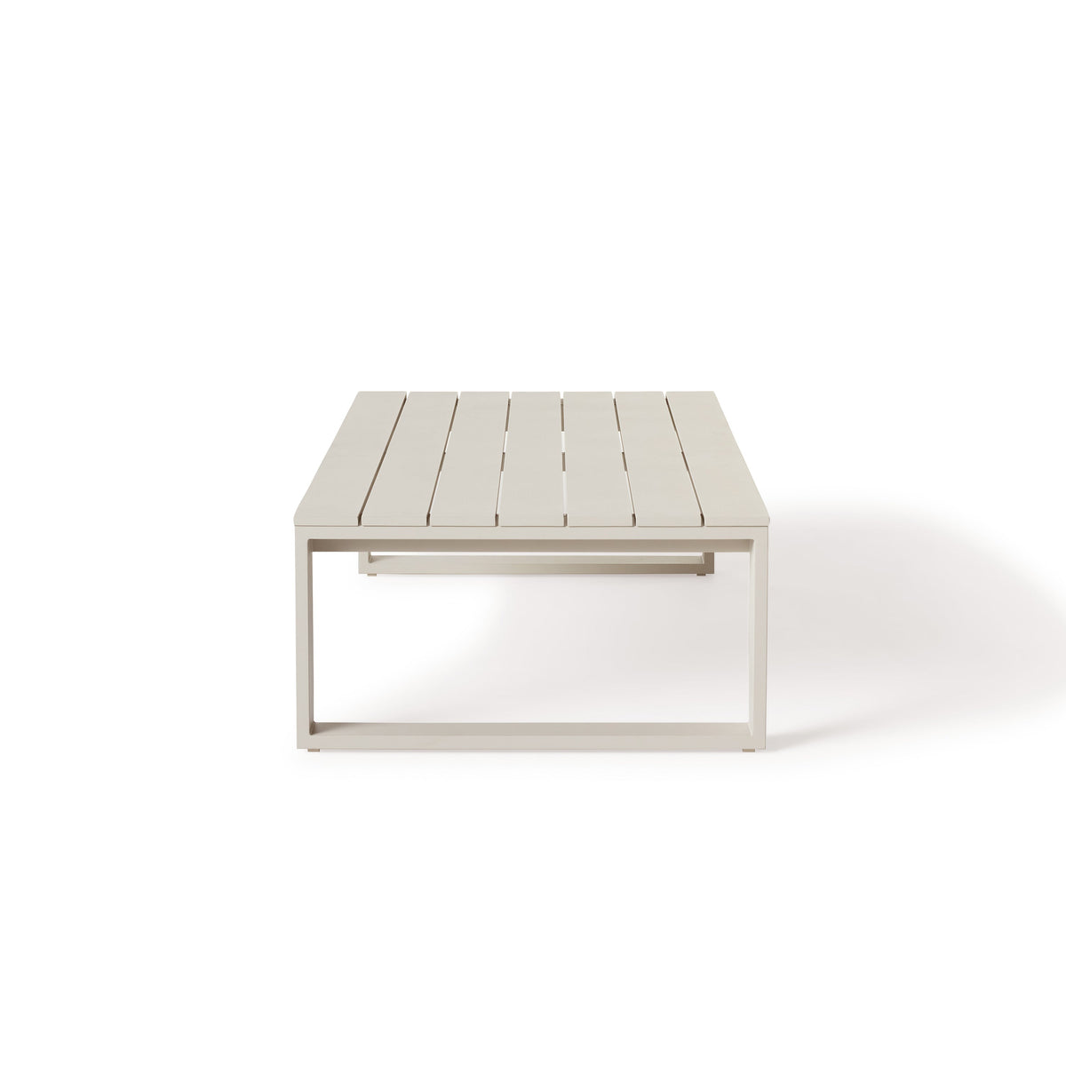 Nicasio Coffee Table in Dune Aluminum