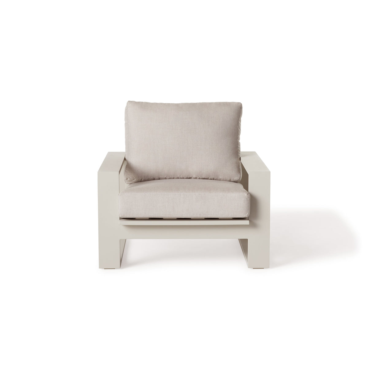 Nicasio Lounge Chair in Dune Aluminum