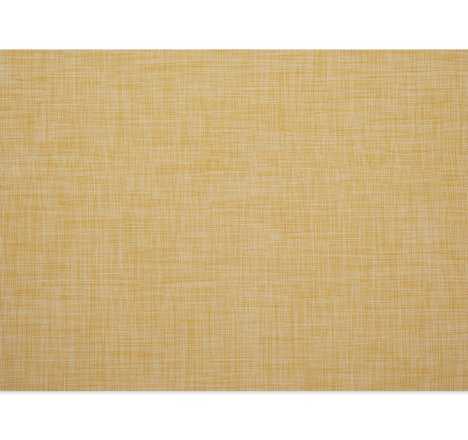 Mini Basketweave Rectangular Placemat in Ochre