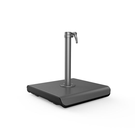 Athens 108lb Square Cast Aluminum Base with Wheels