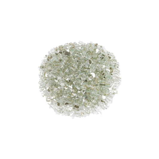 1/4" Platinum Reflective Fire Glass (10 lbs)