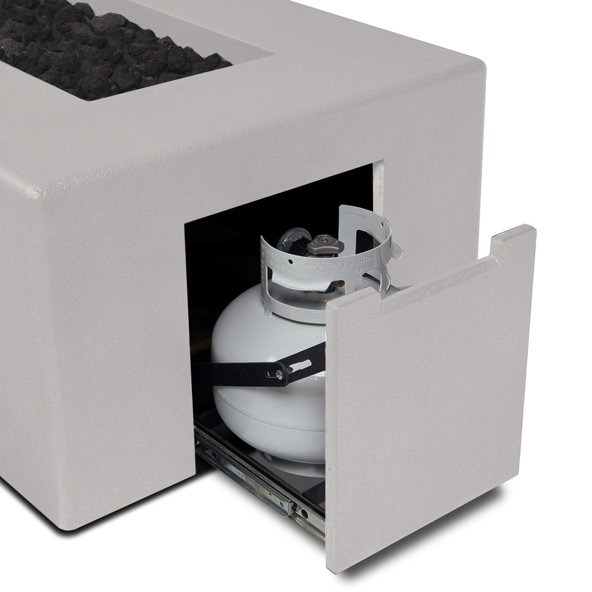 Tahoe Rectangular Fire Table - Flint (Natural Gas)