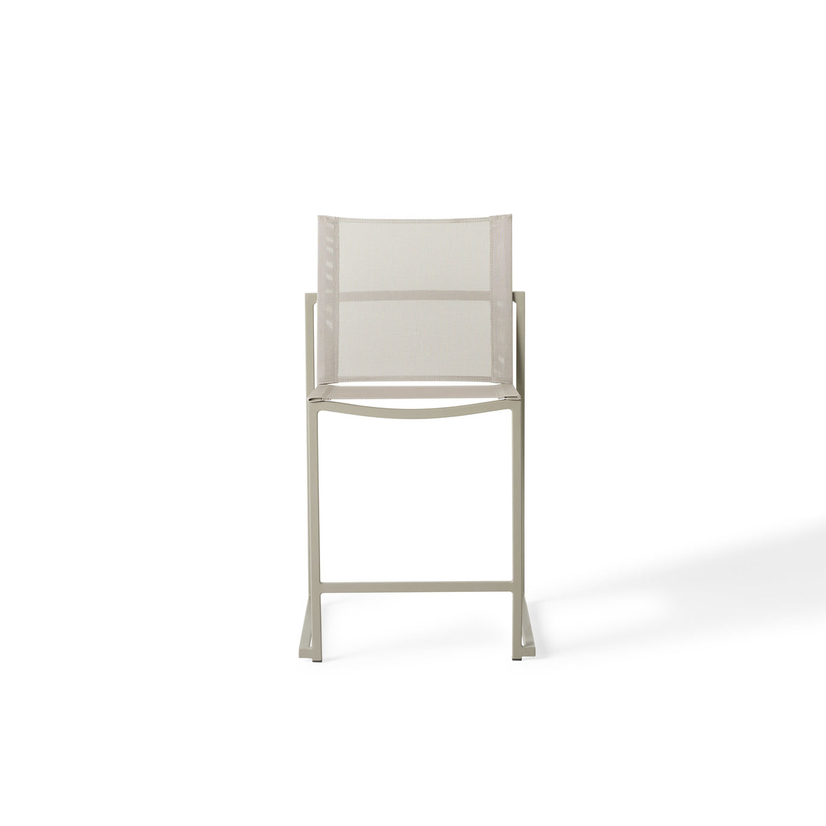 Santa Monica Armless Counter Chair in Quartz Grey